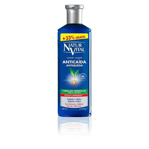 NATURVITAL CABELLOS NORMALES 400 ml Champú Anticaída - Naturvital - Comparador de precios