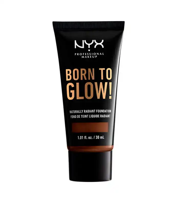 Nyx Professional Makeup - Base de maquillaje fluida Born to Glow! - BTGRF22.7: Deep Walnut - NYX Professional Makeup - Comparador de precios