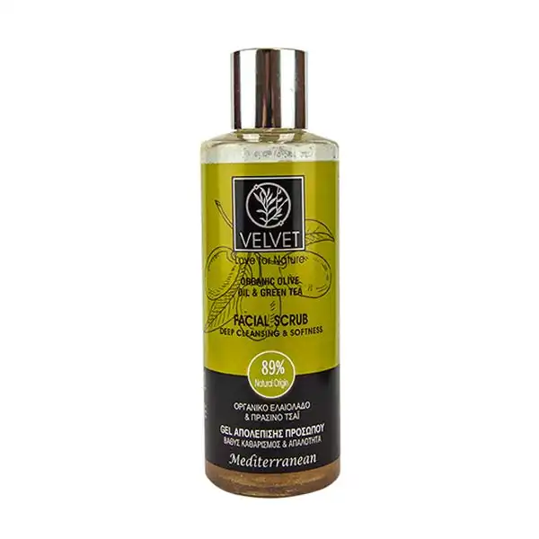 Organic Olive Oil & Green Tea Facial Scrub - Velvet - Comparador de precios