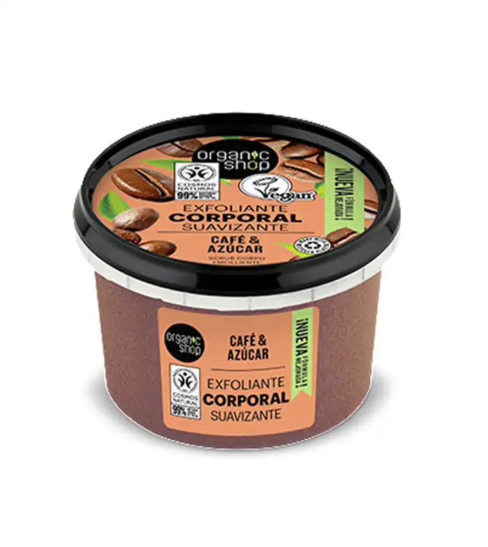 Organic Shop - Exfoliante corporal - Café orgánico y azúcar - Organic Shop - Comparador de precios