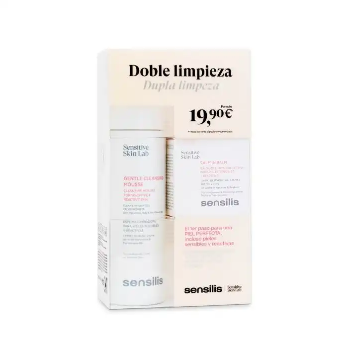 Pack Doble Limpieza Calm+ Gentle 200 ml - Sensilis - Comparador de precios