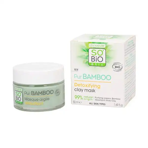 Pur Bamboo Detoxifying Clay Mask - SOBIO - Comparador de precios