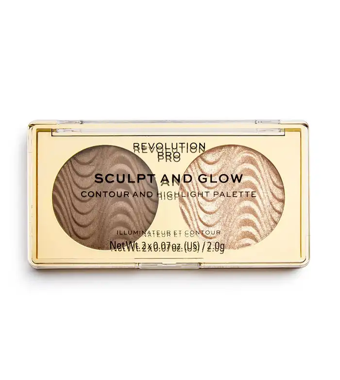 Revolution Pro - Paleta de iluminador y contorno Sculpt and Glow - Savanna Nights - REVOLUTION PRO - Comparador de precios