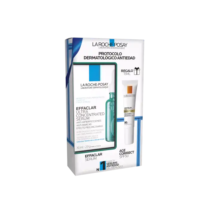 Set Effaclar Sérum Ultra Concentrado + Anthelios Age Protect SPF50 45 ml - La Roche-Posay - Comparador de precios