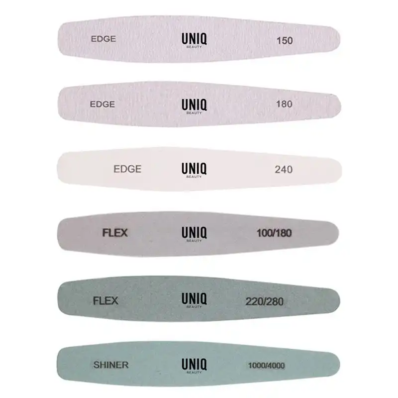 UNIQ - Kit De Pulidor Y Lima De Uñas De Grano Múltiple Cuidado de uñas 6 pieces 6 Piezas - UNIQ - Comparador de precios