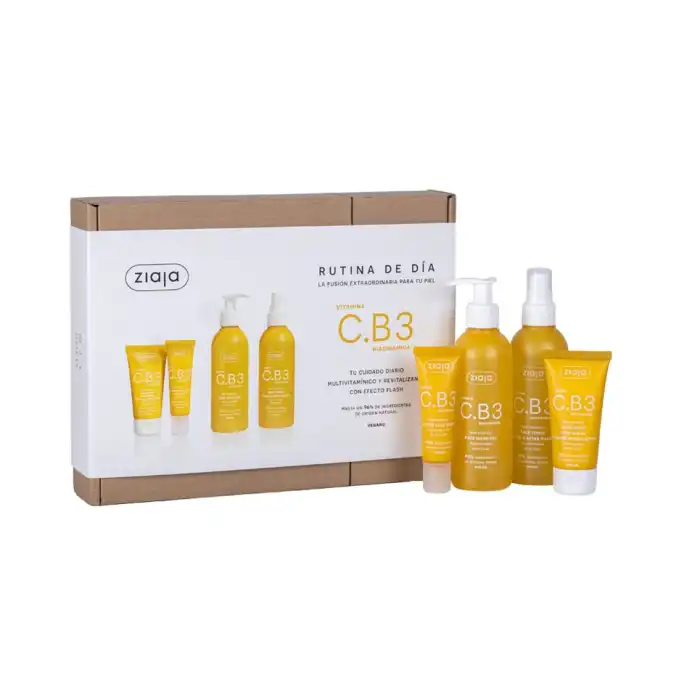 Vitamina C.B3 Niacinamida Set de Rutina Facial de Día 460 ml - Ziaja - Comparador de precios
