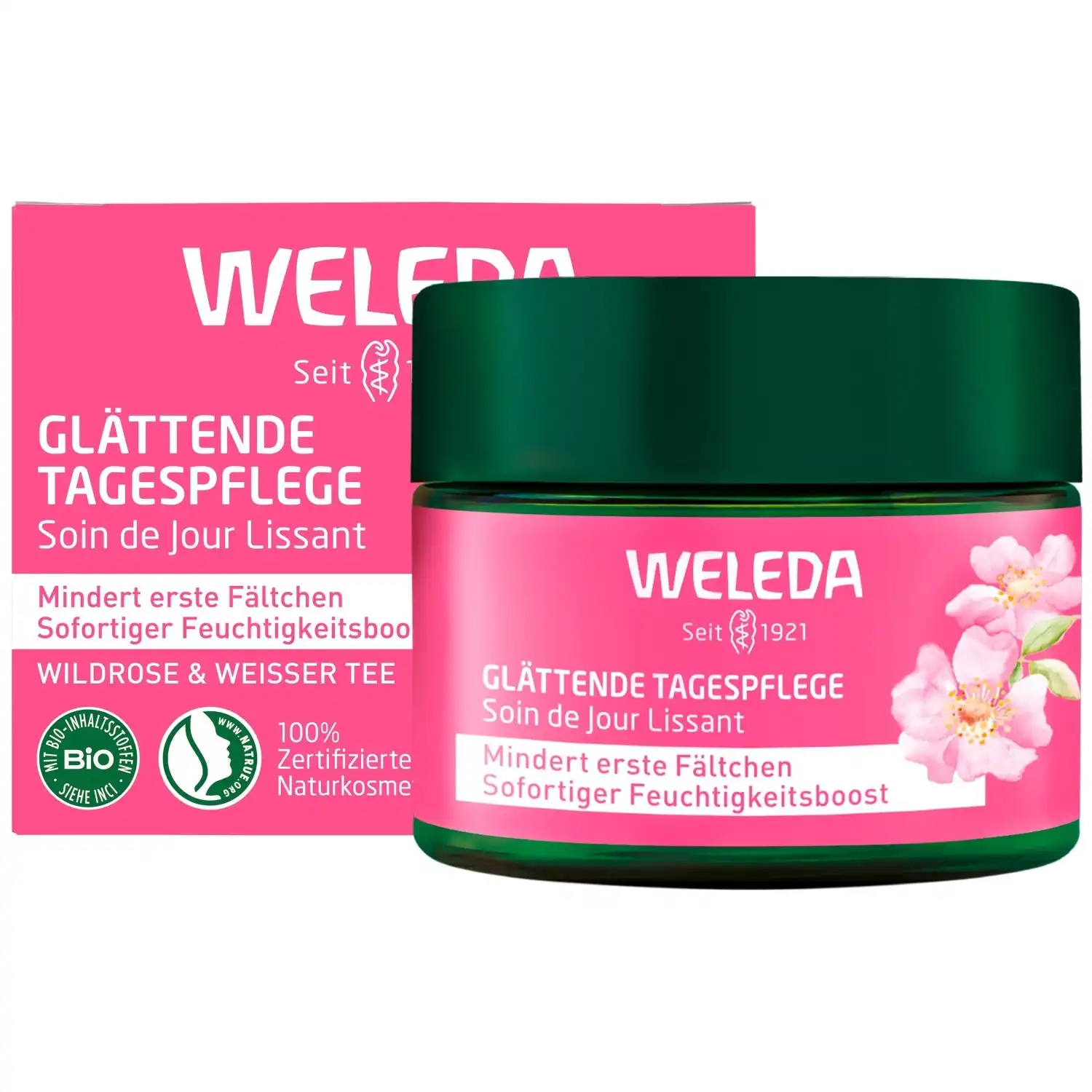 Wild Rose Tratamiento de día alisante Crema de día 40 ml - Weleda - Comparador de precios