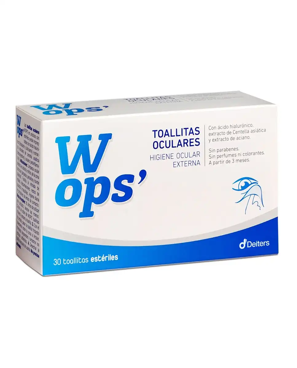 Wops - 30 Toallitas Oculares Estériles - Wops - Comparador de precios