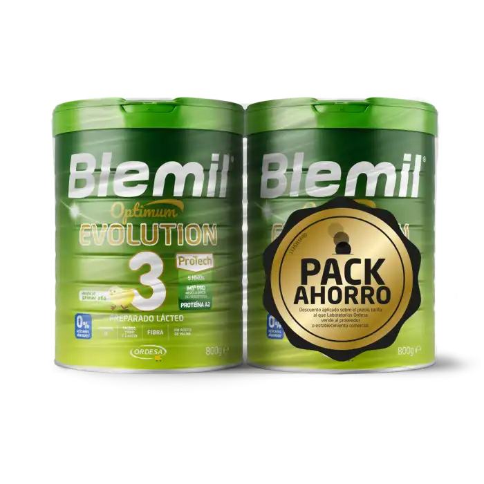 Blemil 3 Optimum Evolution Preparado Lácteo 800 gr - Ordesa - Comparador de precios