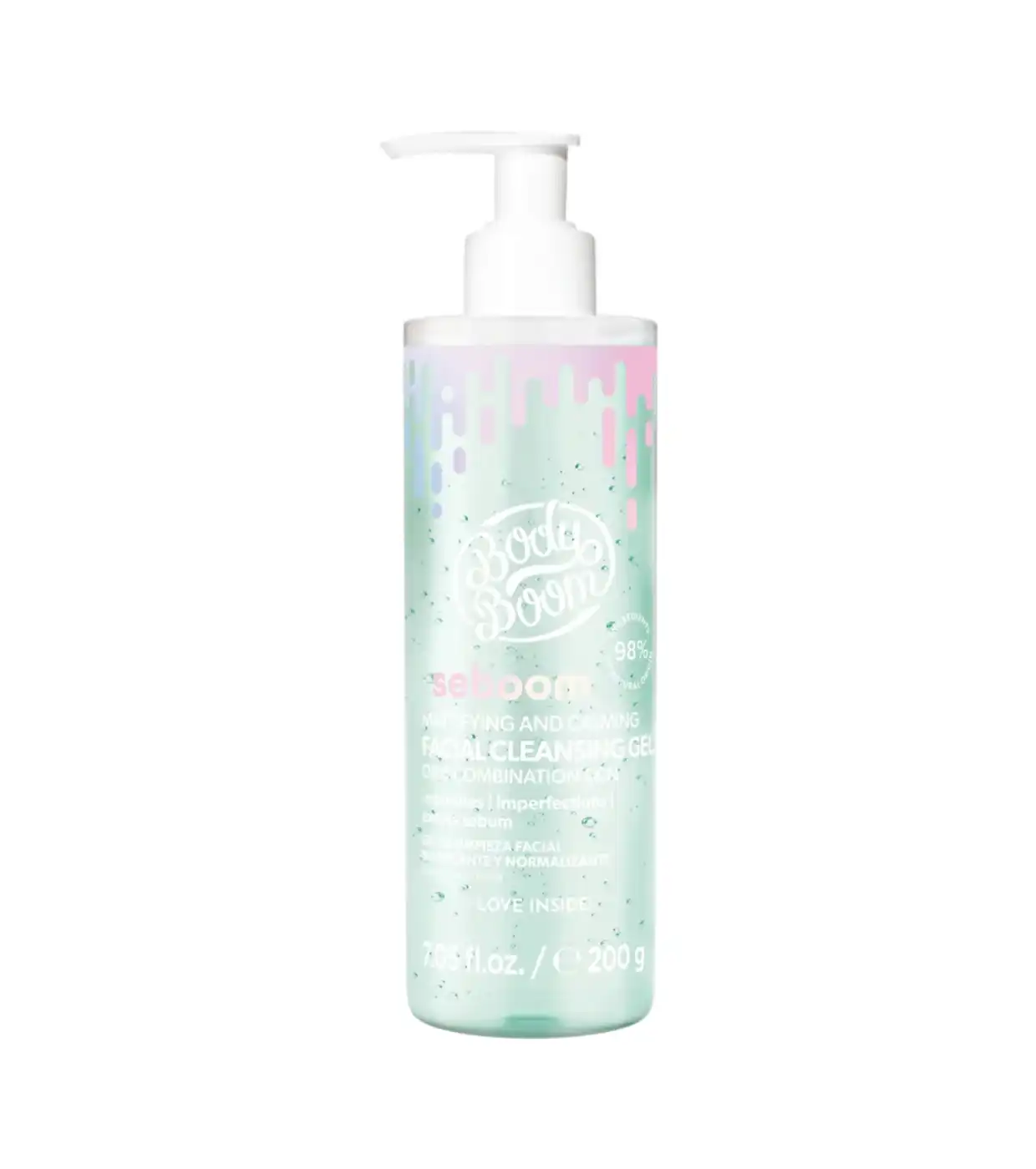 BodyBoom - *Seboom* - Gel limpiador matificante Betaina + Ácido salicílico - Piel mixta y grasa - Bodyboom - Comparador de precios
