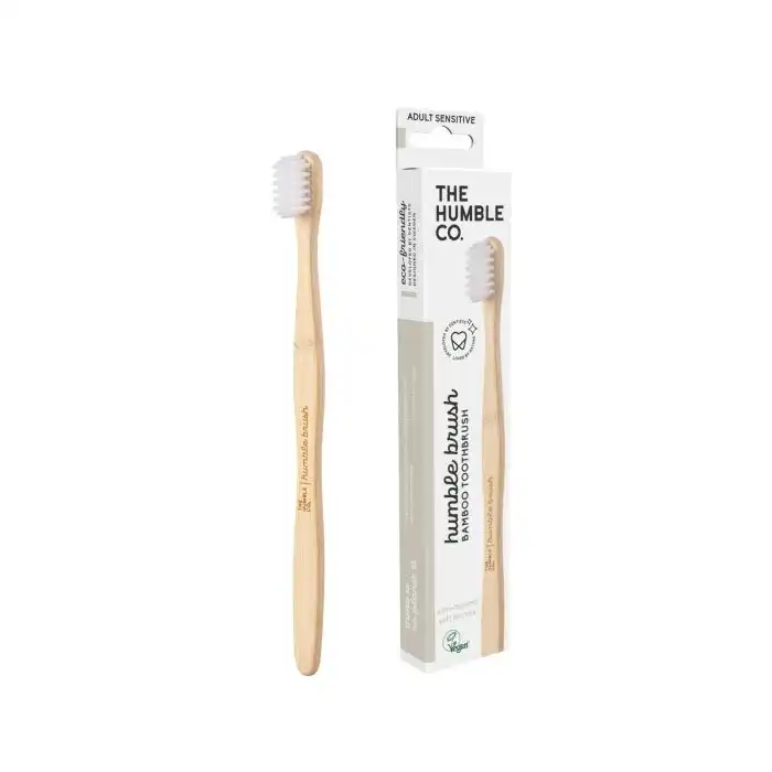 Cepillo de Dientes de Bambú Adult Sensitive - The Humble Co. - Comparador de precios