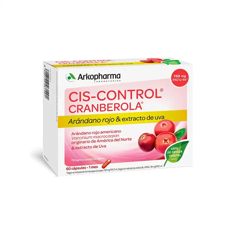 Cis-control cranberola 60 cápsulas - Arkopharma - Comparador de precios