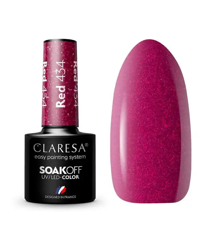 Claresa - Esmalte semipermanente Soak off - 434: Red - Claresa - Comparador de precios