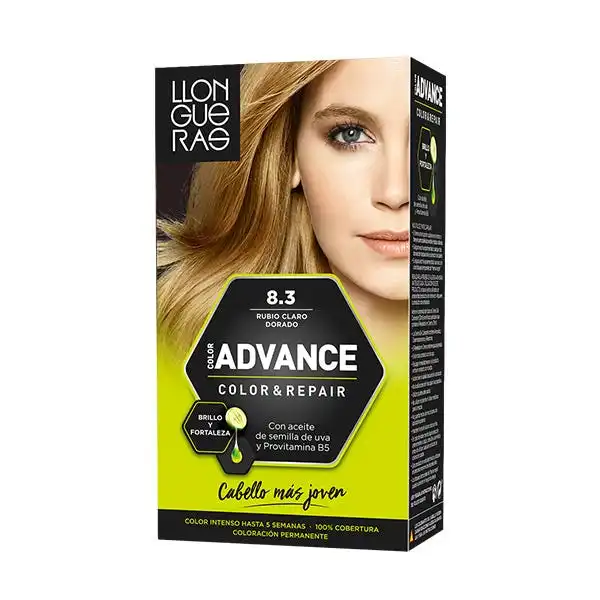 Color Advance Profesional 8.3 Rubio Claro Dorado - Llongueras - Comparador de precios