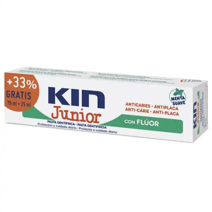 Kin Junior Pasta de Dientes Anticaries 75 ml - Kin - Comparador de precios