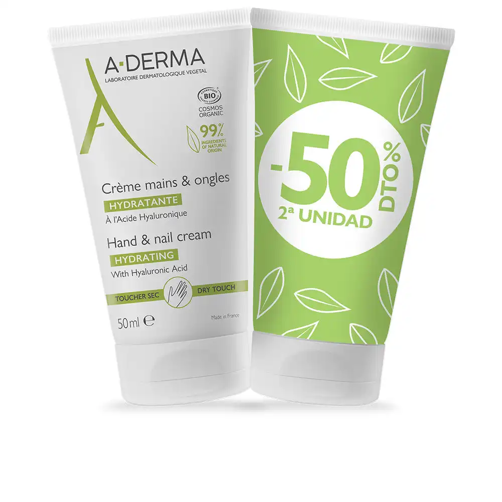 Manos & Uñas crema pack 2 x 50 ml - A-derma - Comparador de precios