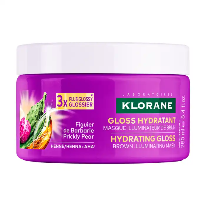 Mascarilla Gloss Hidratante Iluminadora Tonos Castaños 250 ml - Klorane - Comparador de precios