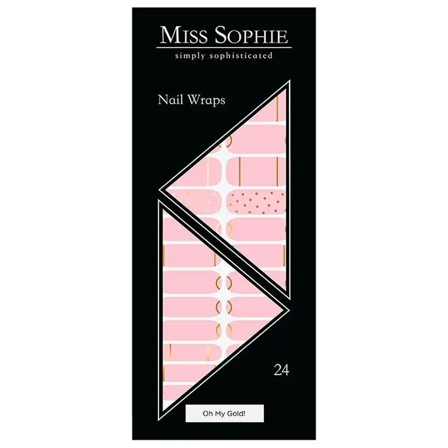 Miss Sophie - Oh My Gold! Nail Wraps Uñas postizas y diseños de uñas 1 pieces 24 Piezas - Miss Sophie - Comparador de precios