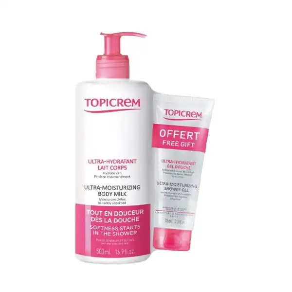 Pack Leche Ultra-Hidratante + Gel Ducha - TOPICREM - Comparador de precios
