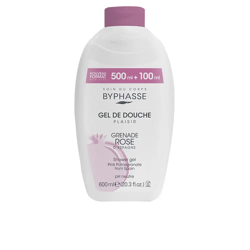 PLAISIR GEL DE DUCHA granada rosa Gel de ducha 600 ml - Byphasse - Comparador de precios