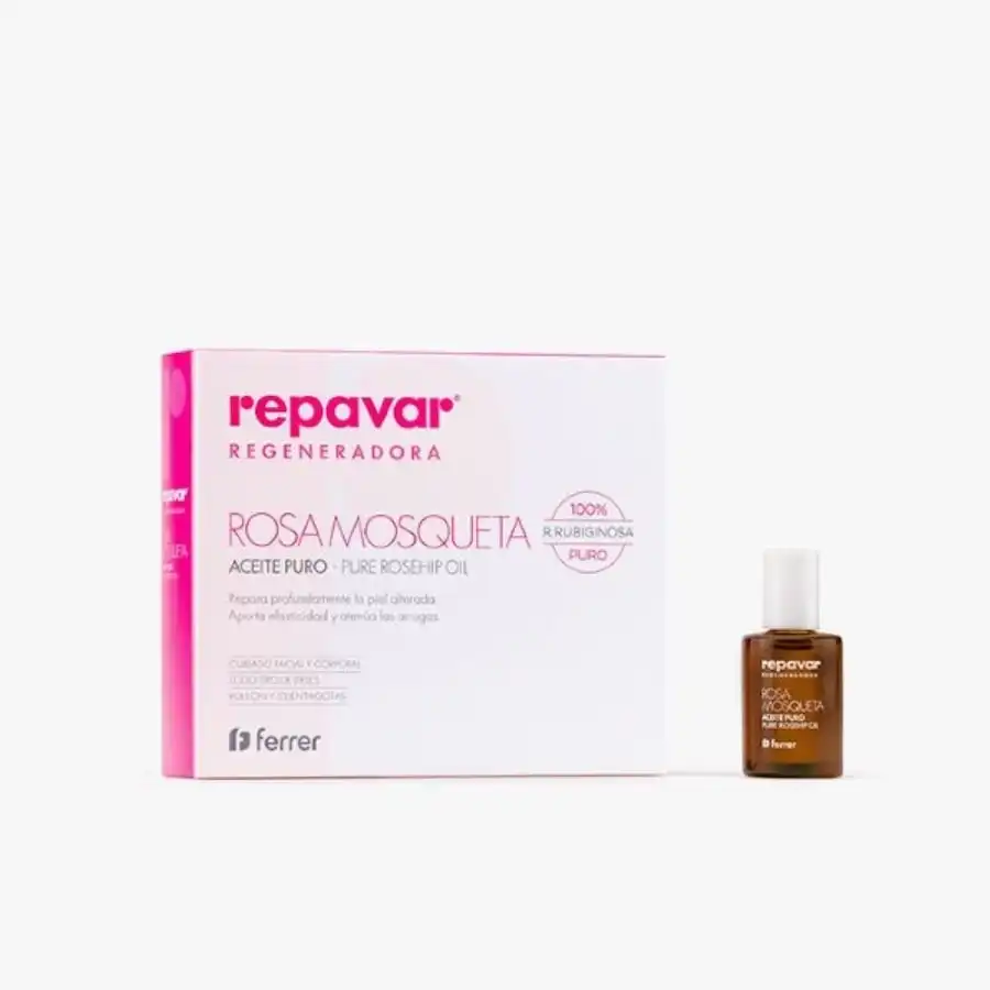 REPAVAR - Regeneradora Aceite Puro Rosa Mosqueta Antiestrías 15 ml unisex - Repavar - Comparador de precios