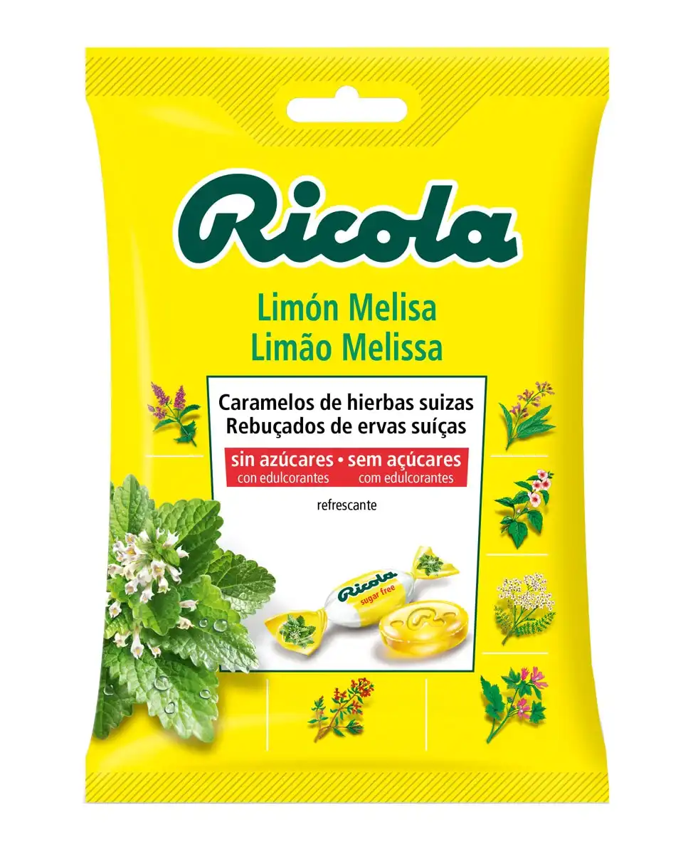 Ricola - Caramelos Limón Melisa Sin Azúcar 70 G - Ricola - Comparador de precios