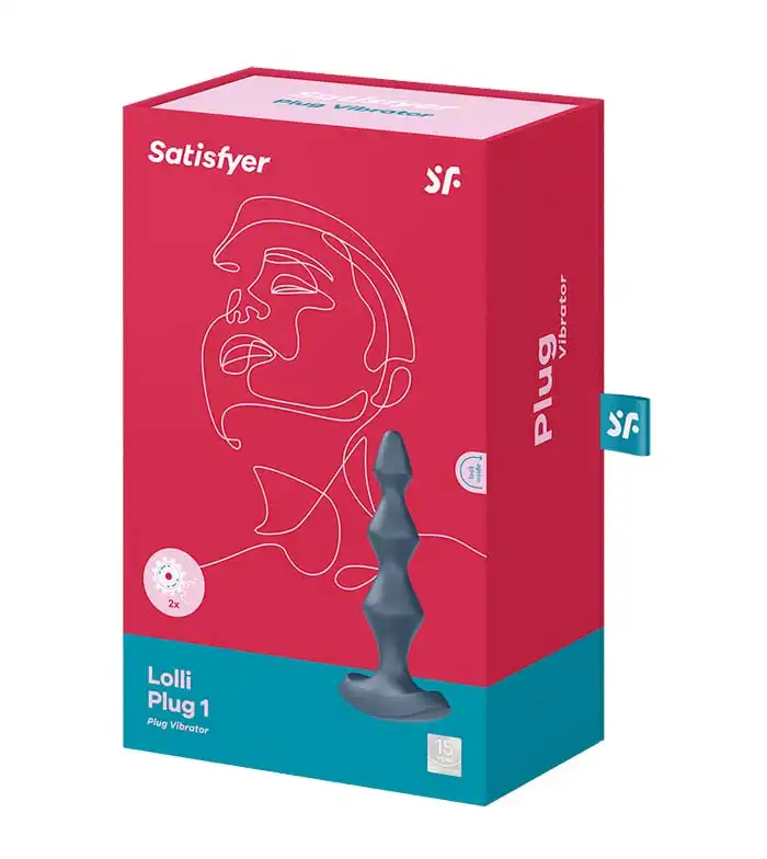 Satisfyer - Vibrador anal Lolli Plug 1 - Antracita - SATISFYER - Comparador de precios