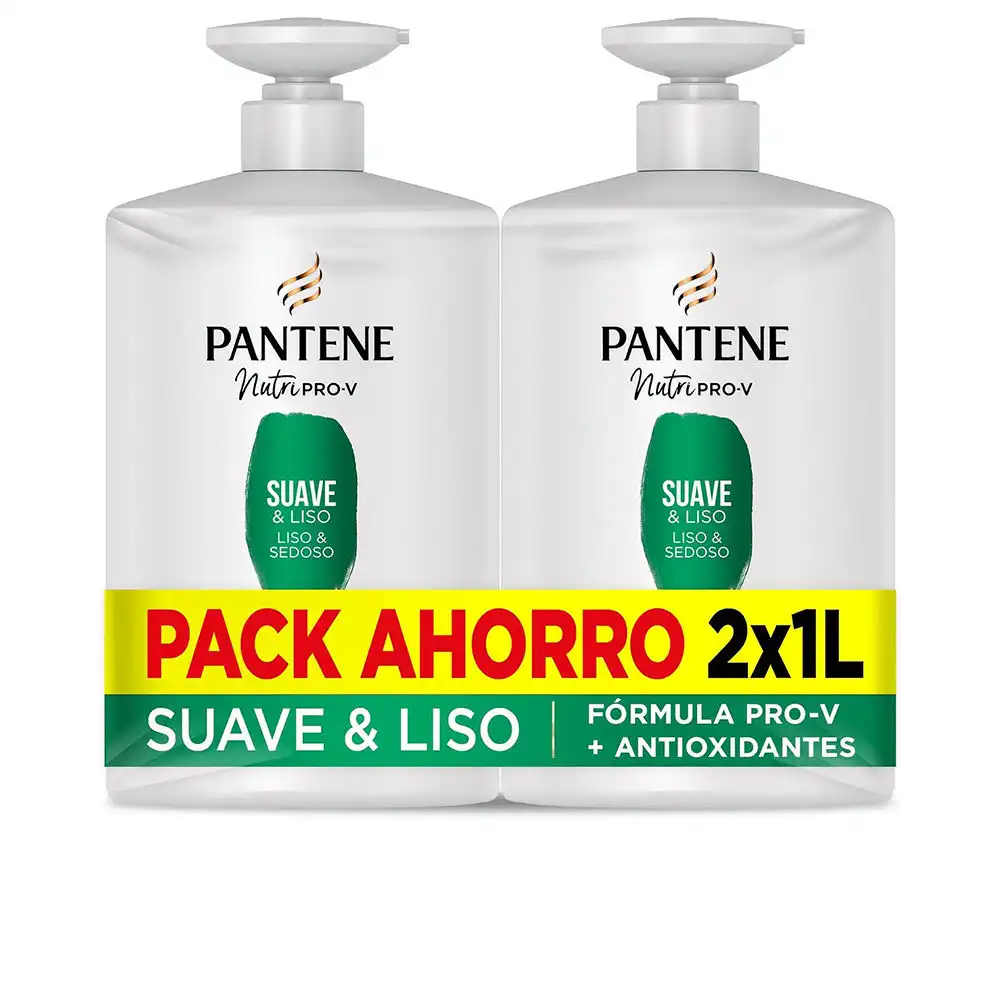 Suave Y Liso Champú lote 2 x 1000 ml - Pantene - Comparador de precios