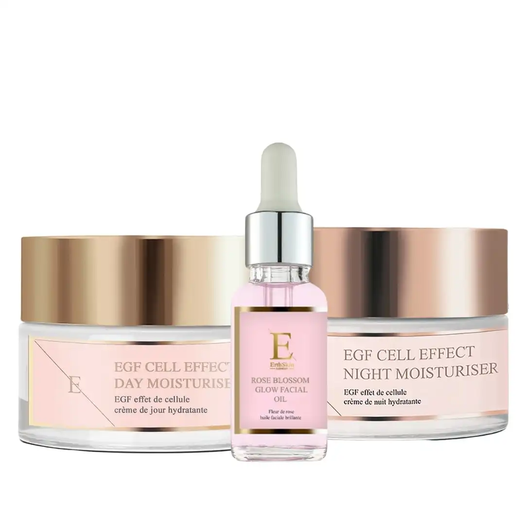 Trío EGF Radiance Día y Noche Set de tratamiento facial - ErthSkin London - Comparador de precios