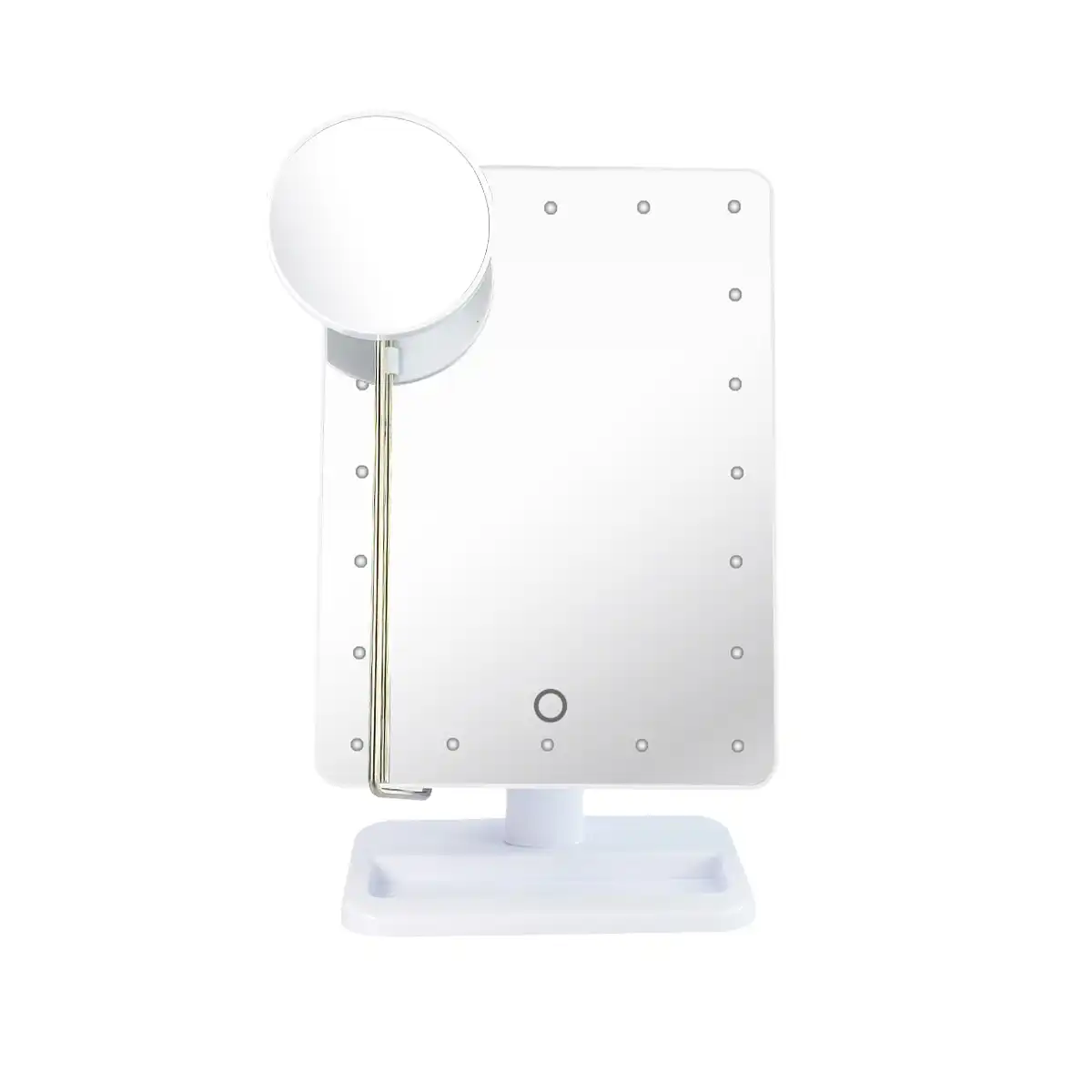 UNIQ - Espejo Cosmético Hollywood Con Luz LED Y Aumento De 10X Espejos 1 pieces Blanco - UNIQ - Comparador de precios