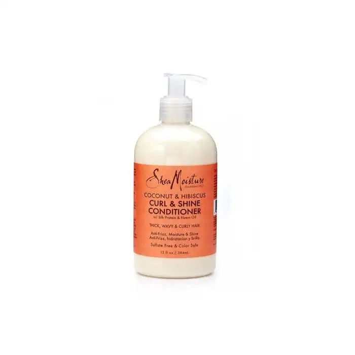 Acondicionador con Aclarado Curl - Shine Coconut - Hibiscus 384 ml - Shea Moisture - Comparador de precios