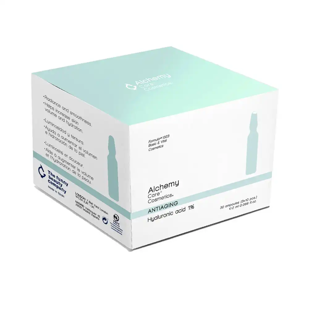Antiaging ácido hialurónico 1% 30 ampollas x 2 ml - Alchemy Care Cosmetics - Comparador de precios
