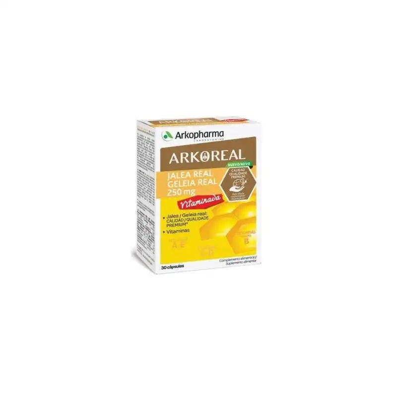 Arkoreal jalea real vitaminada 250mg 30cáps - Arkopharma - Comparador de precios