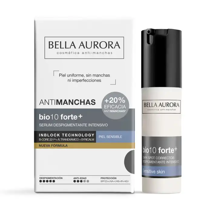 Bio10 Forte Tratamiento Despigmentante Intensivo para Piel Sensible 30 ml - Bella Aurora - Comparador de precios