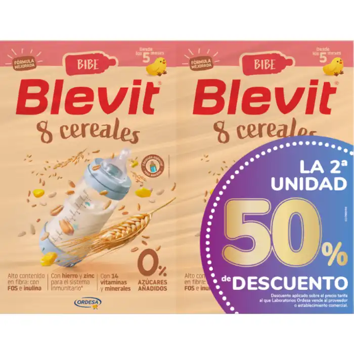Blevit Bibe 8 Cereales 500 gr - Ordesa - Comparador de precios