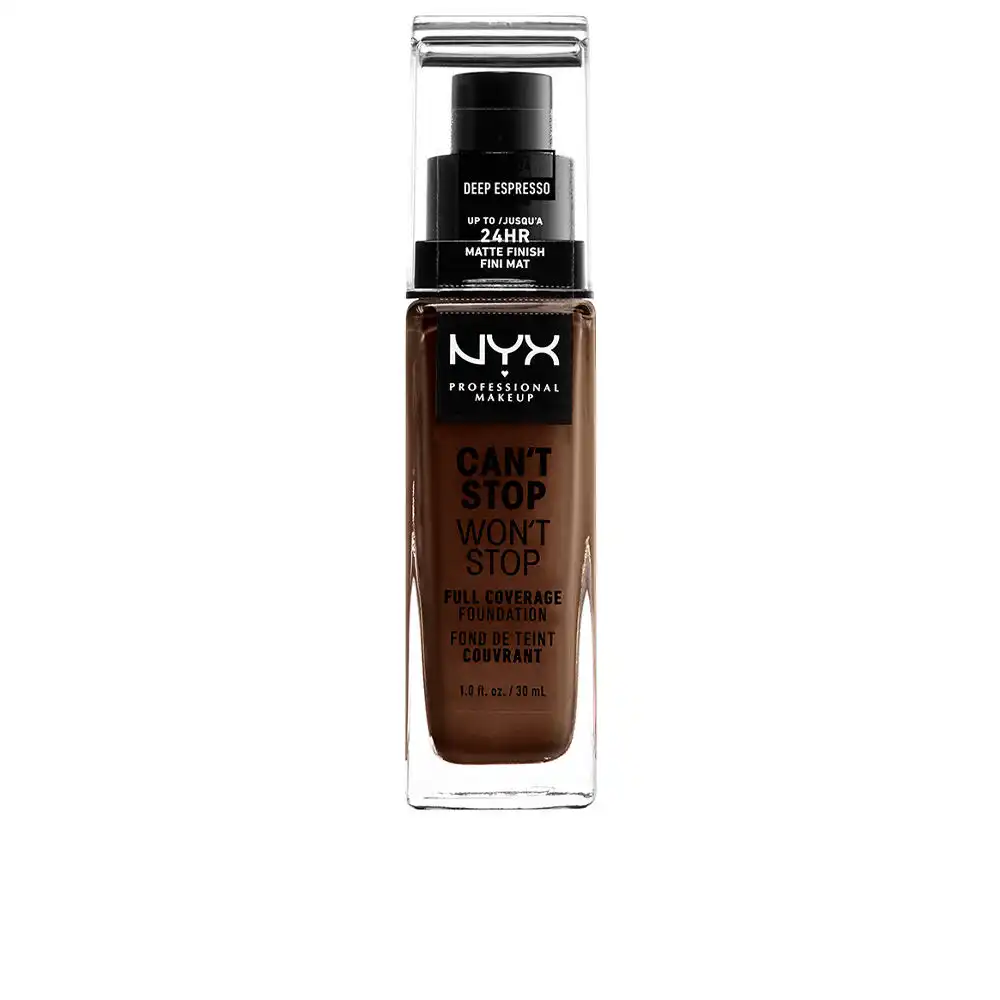 CAN’T Stop WON’T Stop full coverage foundation #deep espresso - NYX PROFESSIONAL MAKE UP - Comparador de precios