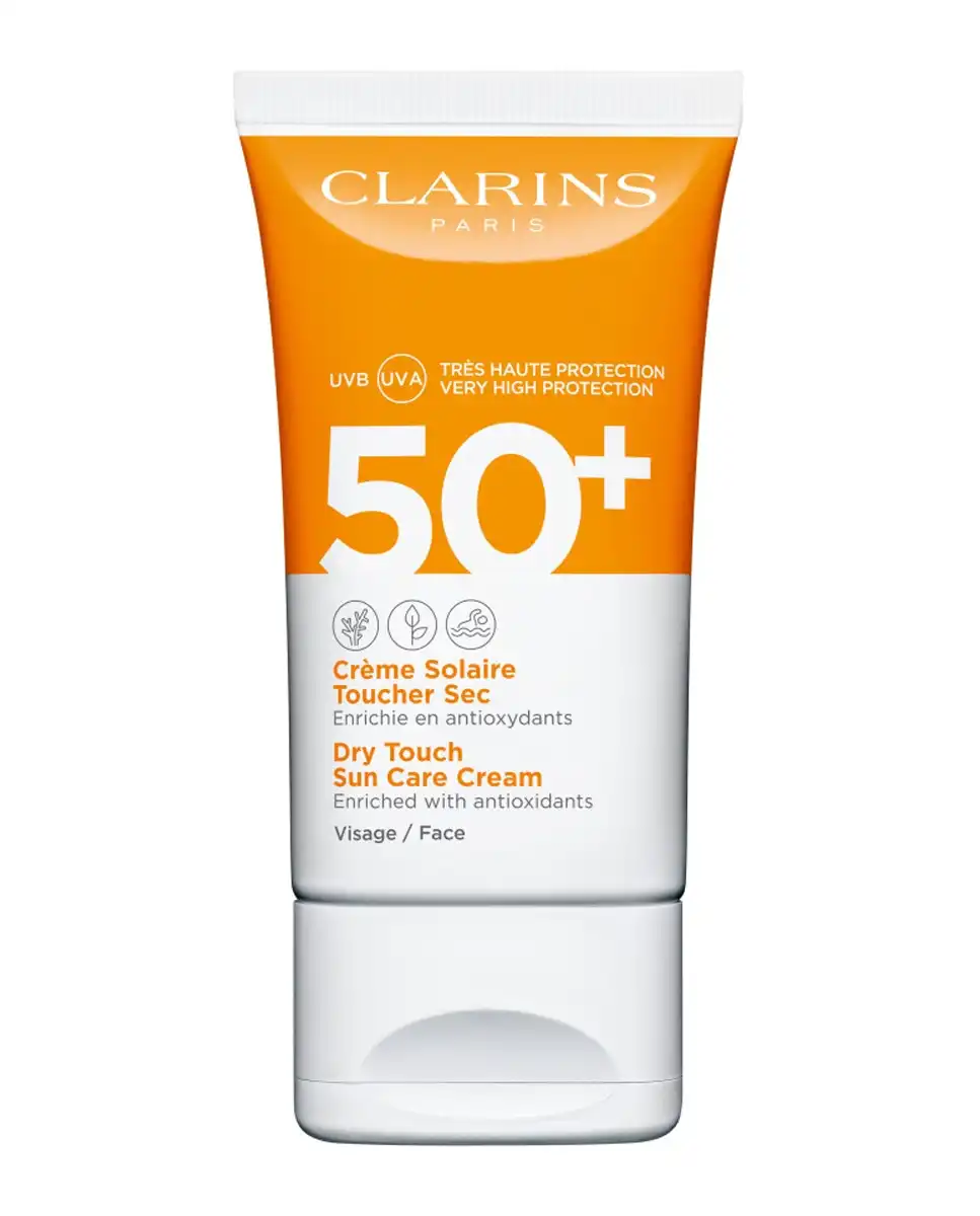 Clarins - Crema Solar Tacto Seco Spf 50, 50 Ml - Clarins - Comparador de precios
