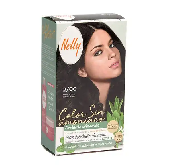 Color Vegano Sin Amoniaco 2.Negro Intenso - Nelly - Comparador de precios
