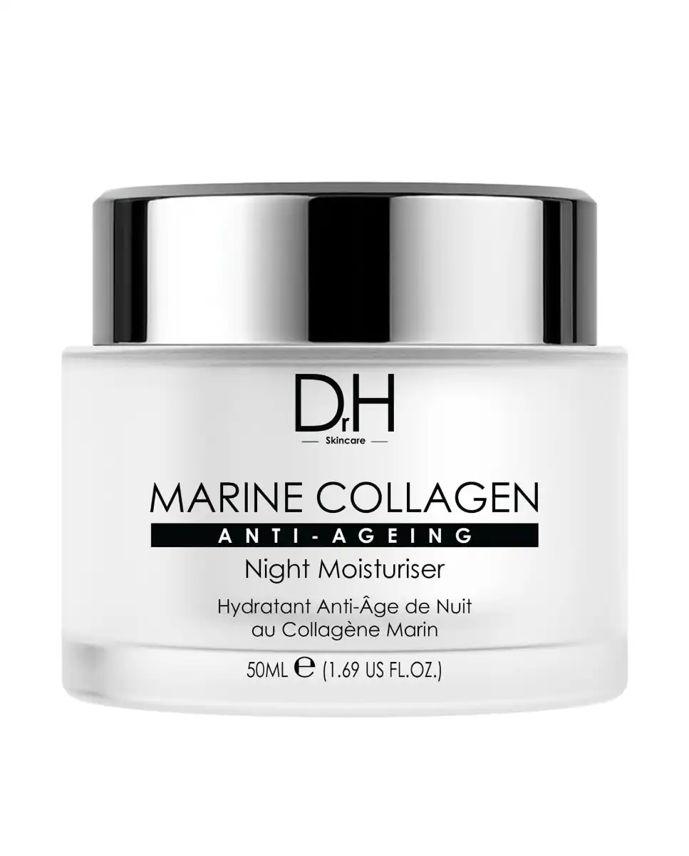 Crema hidratante de noche con colágeno marino Dr H 50ml 700 - Skin Chemists - Comparador de precios