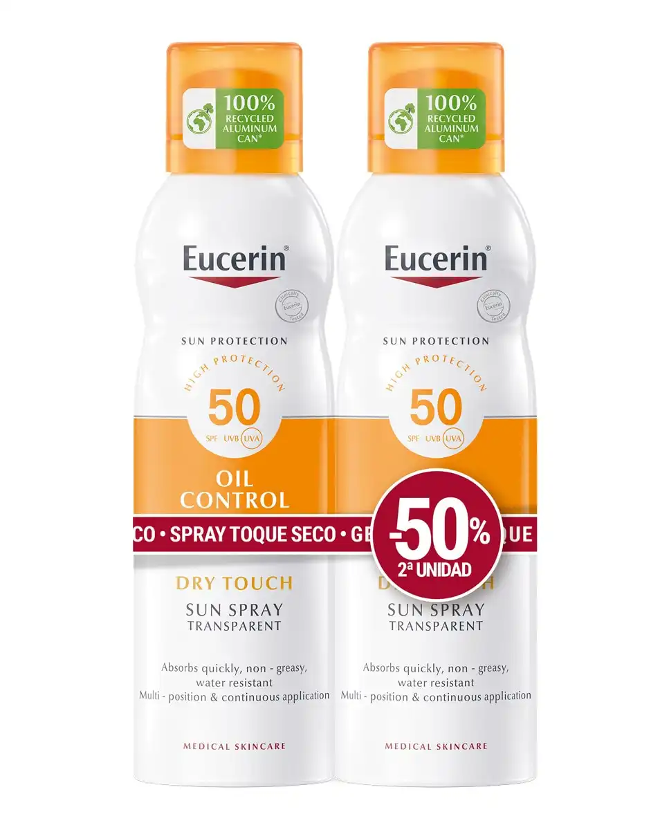 Eucerin® - Duplo Protector Solar Cuerpo Dry Touch SPF 50 Eucerin - Eucerin® - Comparador de precios