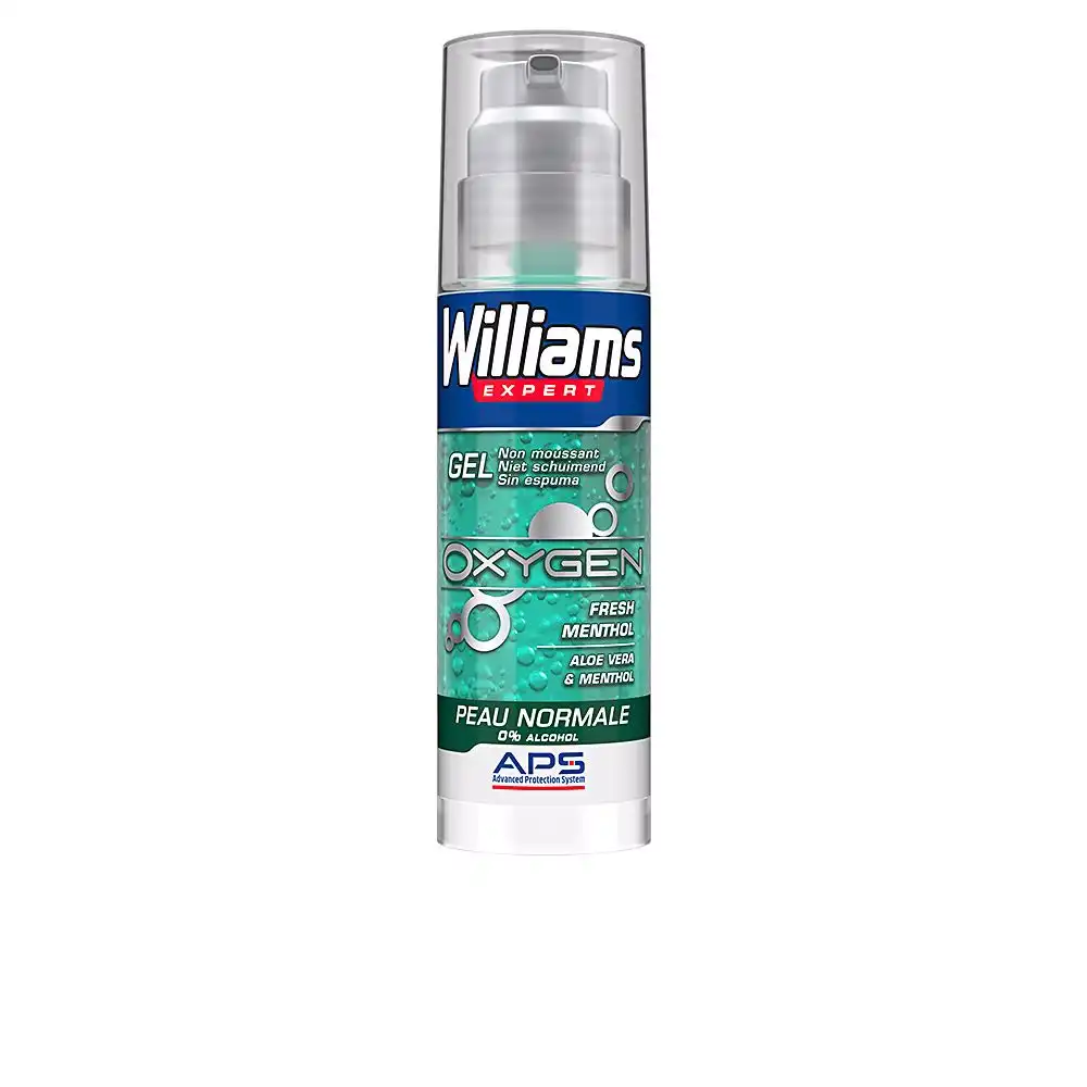 Expert Oxygen 0% alcohol gel afeitar piel normal 150 ml - Williams - Comparador de precios