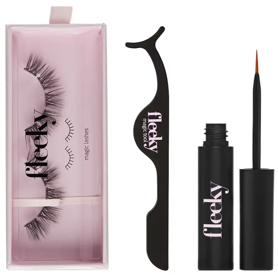 Fleeky - Kit de pestañas postizas - Magic Lashes con pegamento y aplicador Pestañas postizas 1 pieces #06 - Classy - Fleeky - Comparador de precios