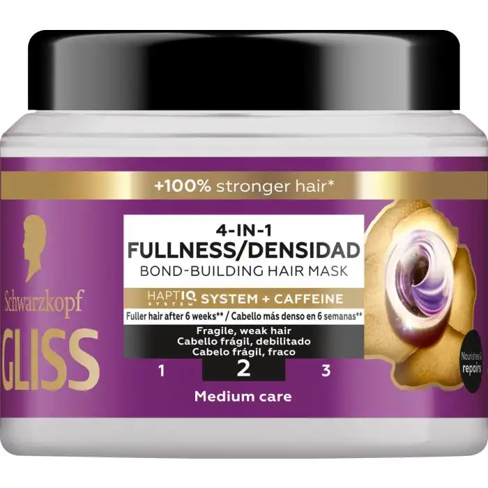 Full Hair Wonder Mascarilla Capilar 4 en 1 400 ml - Gliss - Comparador de precios