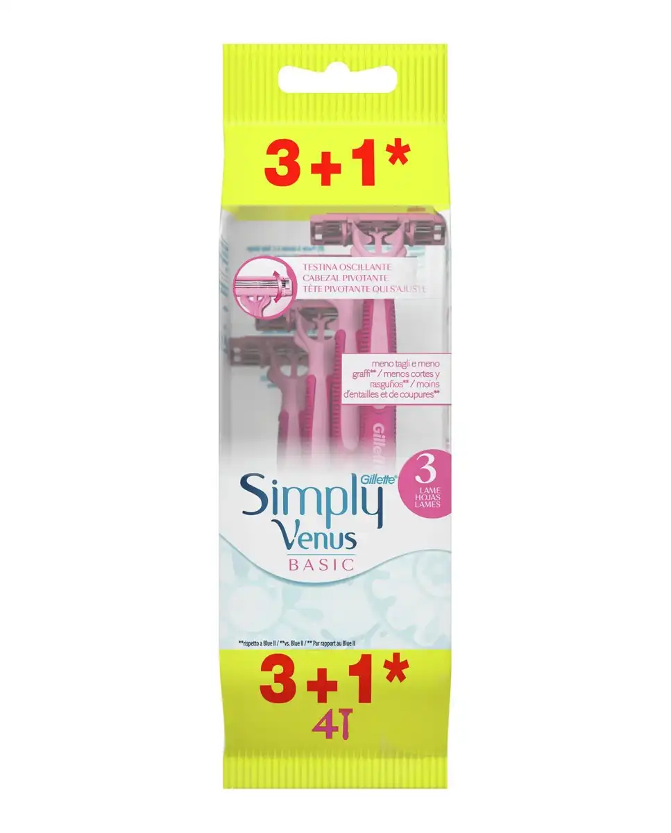 Gillette - Maquinillas Depilatorias Desechables Simply Venus - Gillette - Comparador de precios