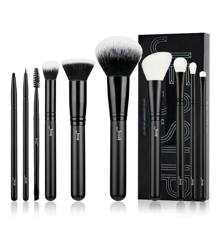 Jessup Beauty - Set de brochas 10 piezas Customary - T323: Black - Jessup Beauty - Comparador de precios