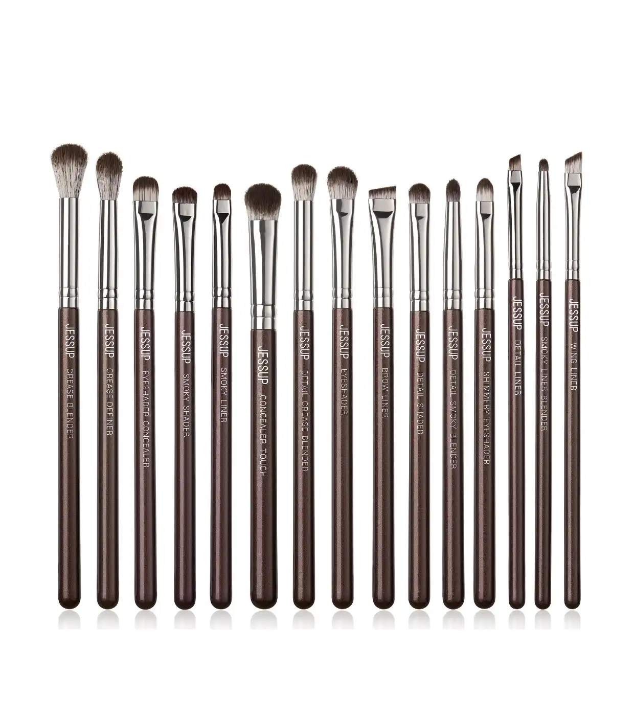Jessup Beauty - *The Artists Eye Brush* - Set de 15 pinceles - Shimmer Brown - Jessup Beauty - Comparador de precios