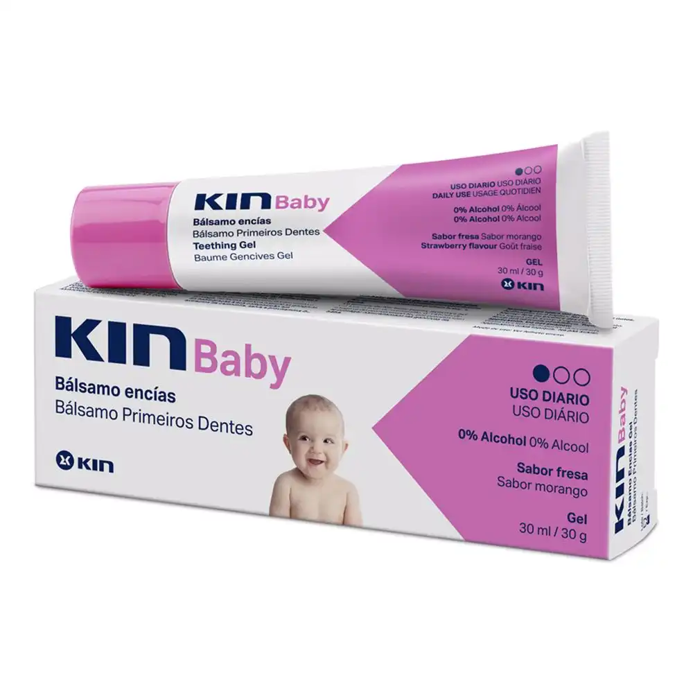 Kin Baby bálsamo encías gel #fresa 30 ml - Kin - Comparador de precios