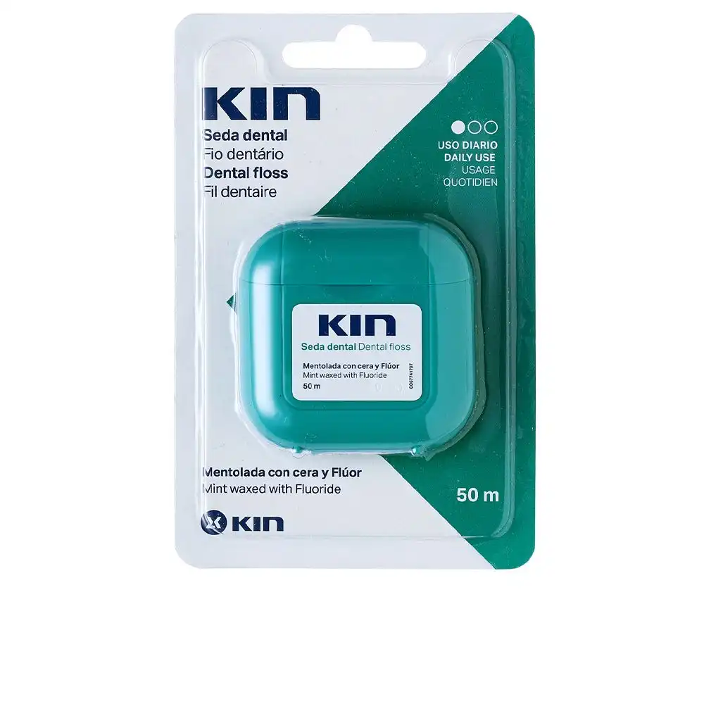 Kin seda dental con cera mentolada 50 m - Kin - Comparador de precios