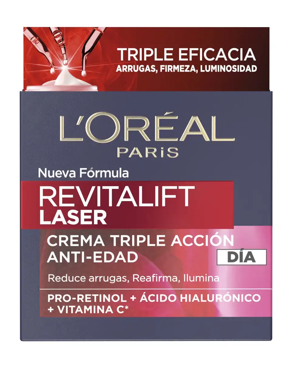 L'Oréal Paris - Crema De Día Antiedad Intensiva Revitalift Láser - L'Oréal Paris - Comparador de precios