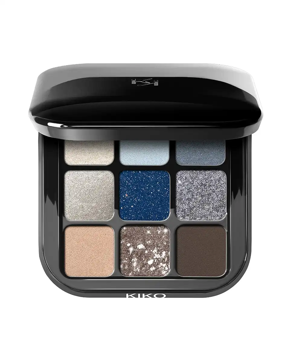 Paleta De Sombras New Glamour Multi Finish Eyeshadow Palette Kiko Milano 05 Blue Variations - Kiko Milano - Comparador de precios